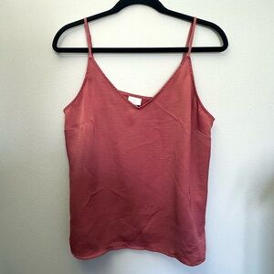 A New Day dark coral pink cami tank top